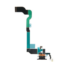 Шлейф с разъемом зарядного устройства с микрофоном iPhone X / 821-01602 черный