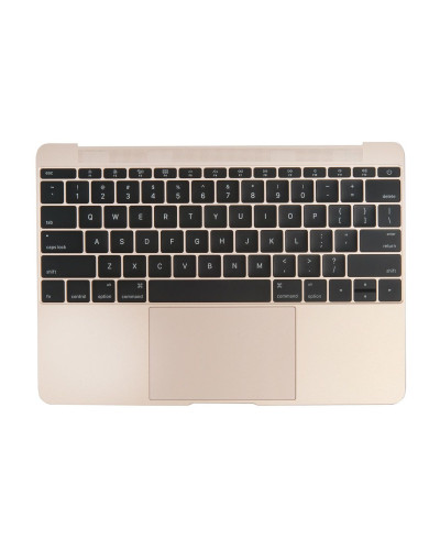 Топкейс с клавиатурой US и трекпадом MacBook 12 Retina A1534 Early 2015 Gold 661-02280 ASP