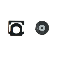 Кнопка HOME с рамкой iPad 2 / 3 / 4 Черная