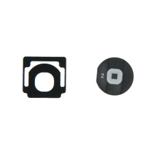 Кнопка HOME с рамкой iPad 2 / 3 / 4 Черная