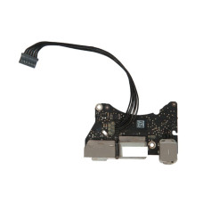 Плата I/O с разъемами Audio USB MagSafe MacBook Air 11 A1370 Late 2010 661-5793 820-2827-B / Б/У