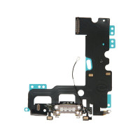 Шлейф с разъемом зарядного устройства с микрофоном iPhone 7 / 821-00270 белый