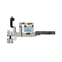 Шлейф с аудио разъемом, микрофоном, с кнопками громкости и вибромотором iPhone 4S / 821-1336 белый