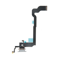 Шлейф с разъемом зарядного устройства с микрофоном iPhone X / оригинал / 821-01602 белый