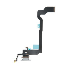 Шлейф с разъемом зарядного устройства с микрофоном iPhone X / оригинал / 821-01602 белый