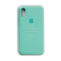 Чехол iPhone X / XS Silicone Case / Marine Green (MRRE2) морской