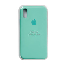 Чехол iPhone X / XS Silicone Case / Marine Green (MRRE2) морской