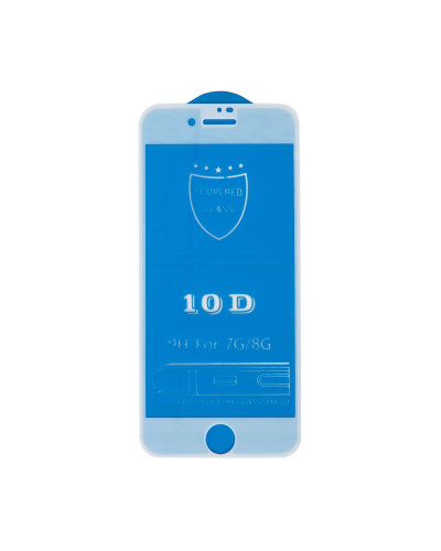 Защитное 10D стекло iPhone 7 / 8 / белый