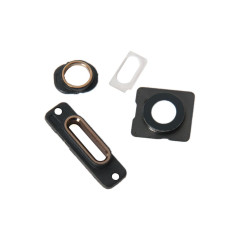 Набор внутренних держателей разъема ЗУ / аудио / задней камеры / линзы вспышки iPhone 5S / золото