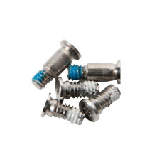 Набор винтов нижней части корпуса 6шт MacBook Pro 15 Retina Touch Bar A1707 Late 2016 Mid 2017 Silver Серебро