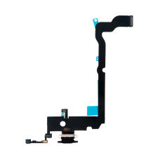 Шлейф с разъемом зарядного устройства с микрофоном iPhone XS Max черный