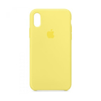 Чехол iPhone X / XS Silicone Case / Lemonade (MRG32) лимонный