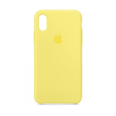 Чехол iPhone X / XS Silicone Case / Lemonade (MRG32) лимонный