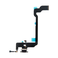 Шлейф с разъемом зарядного устройства с микрофоном iPhone XS черный