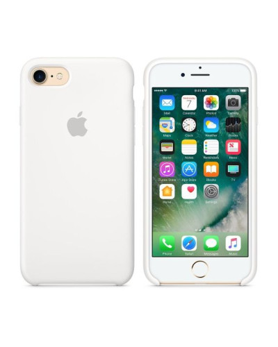 Чехол iPhone 7 / 8 Silicone Case / White (MQGL2) белый