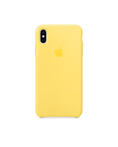 Чехол iPhone X / XS Silicone Case / Lemonade (MRG32) лимонный