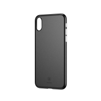 Чехол iPhone X / XS Baseus Silicone Case / черный