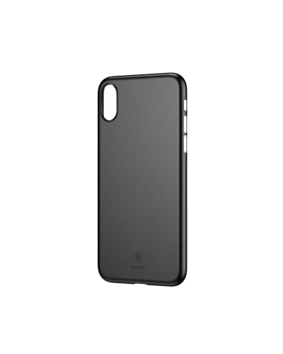 Чехол iPhone X / XS Baseus Silicone Case / черный