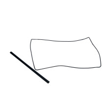 Набор для замены матрицы / светоотражатели / резиновый уплотнитель / крышка антенны MacBook Air 11 A1370 A1465 Late 2010 - Early 2015