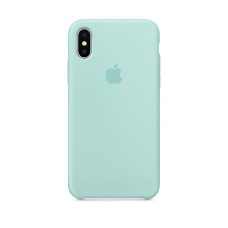 Чехол iPhone X / XS Silicone Case / Marine Green (MRRE2) морской