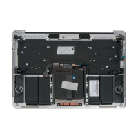 Топкейс с клавиатурой RUS РСТ трекпадом и АКБ A1819 MacBook Pro 13 Retina TB A1706 2016 Silver AASP