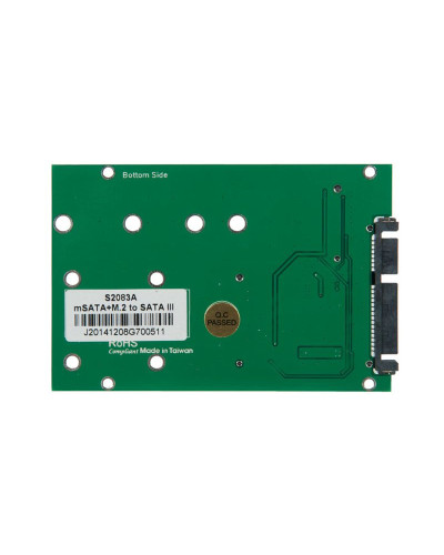 Адаптер-переходник SSD / SATA3 - M.2(NGFF), mSATA