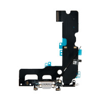 Шлейф с разъемом зарядного устройства с микрофоном iPhone 7 Plus / 821-00276 серый