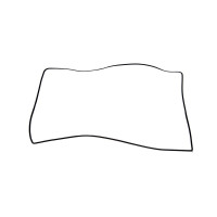 Резиновый уплотнитель крышки матрицы MacBook Air 11 A1370 A1465 Late 2010 - Early 2015