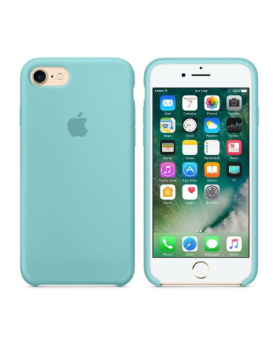 Чехол iPhone 7 / 8 Silicone Case / Marine Green (MRR72) морской