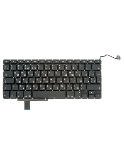 Клавиатура MacBook Pro 17 A1297 Early 2009 - Late 2011 Г-образный Enter RUS РСТ / OEM оригинал