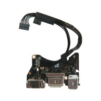 Плата I/O с разъемами Audio USB MagSafe 2 MacBook Air 11 A1465 Mid 2012 923-0118 820-3213-A Б/У