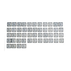 Набор русскоязычных РСТ клавиш с пантографами 48шт тип AC6 / A1370 A1369 A1466 A1465 A1398 A1425 A1502