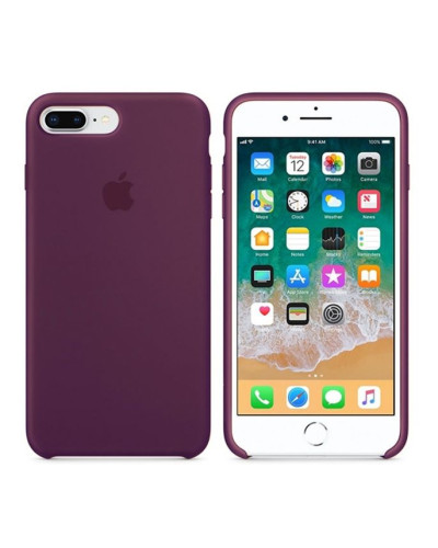 Чохол iPhone 7 Plus / 8 Plus Silicone Case / сливовий