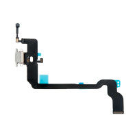 Шлейф с разъемом зарядного устройства с микрофоном iPhone XS белый