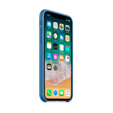 Чехол iPhone X / XS Silicone Case / Denim Blue (MRG22) синий