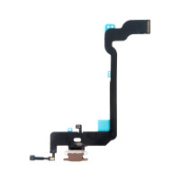 Шлейф с разъемом зарядного устройства с микрофоном iPhone XS золото