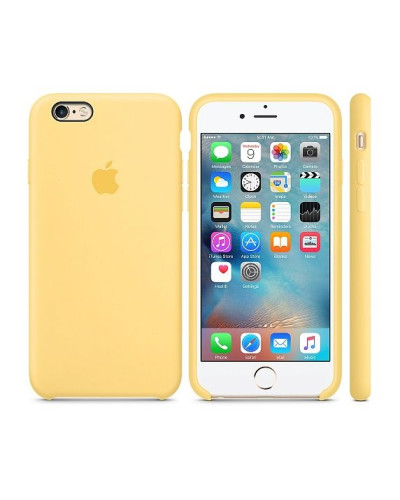 Чехол iPhone 6 / 6S Silicone Case / желтый