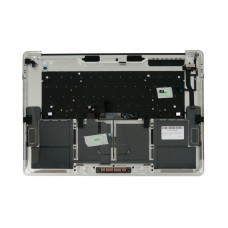 Топкейс с клавиатурой US трекпадом и АКБ A1820 MacBook Pro 15 Retina Touch Bar A1707 2016 Silv AASP