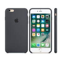 Чехол iPhone 6 Plus / 6S Plus Silicone Case / угольно-серый